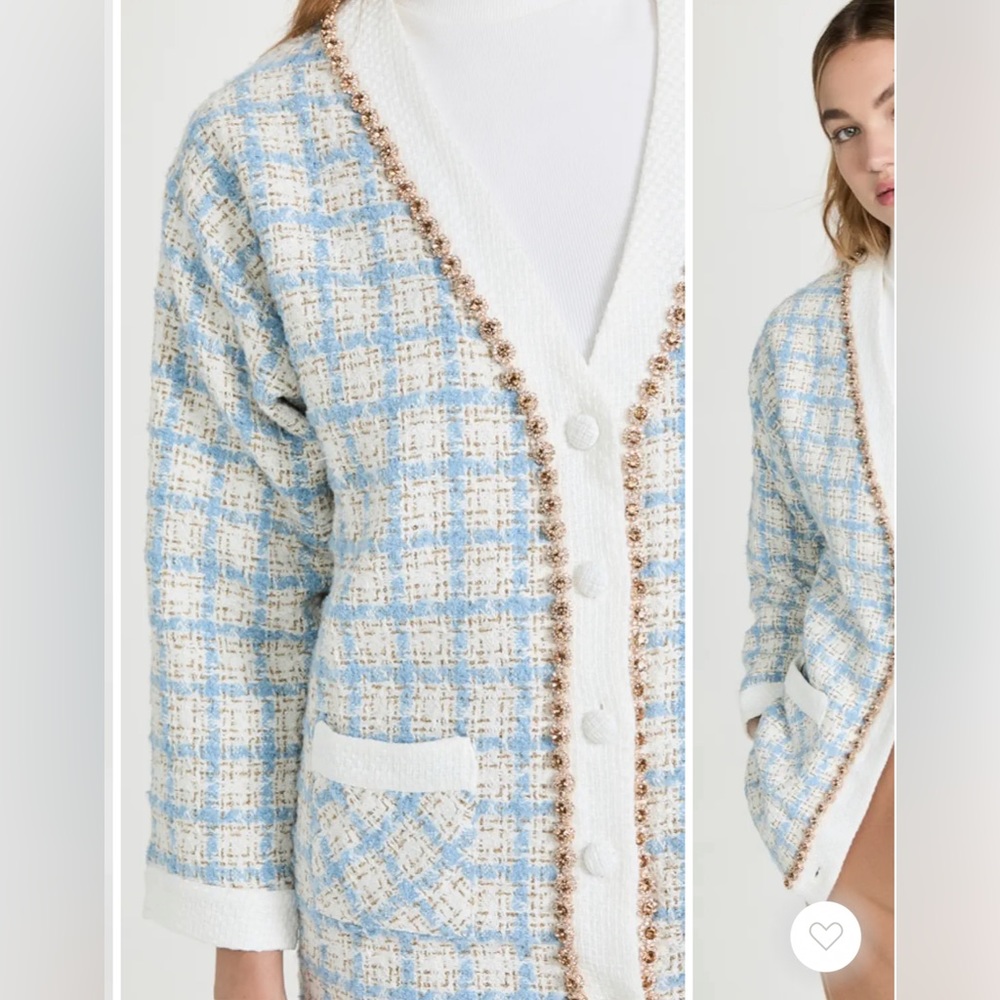 Sister Jane Milky Way Tweed Cardi